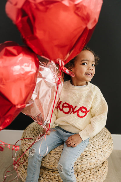 XOXO Hand Embroidered Sweater by Little Joy Co., product view 13