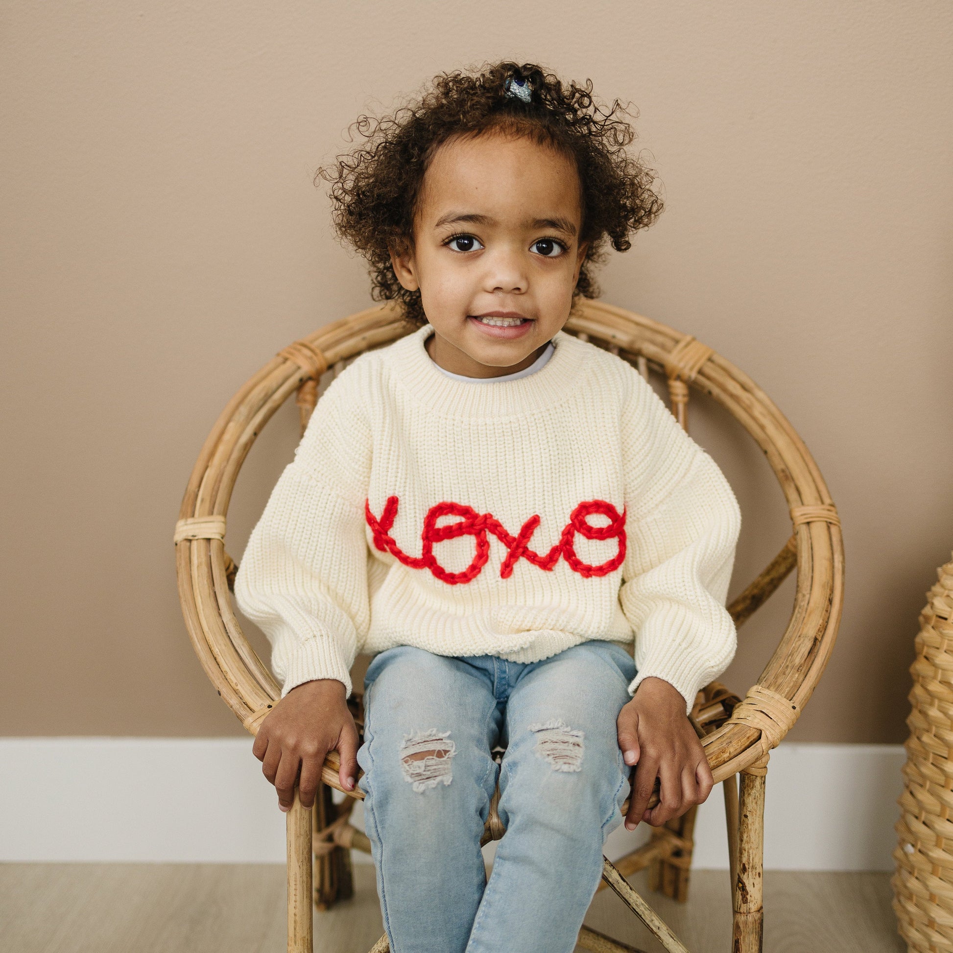 XOXO Hand Embroidered Sweater by Little Joy Co., product view 10