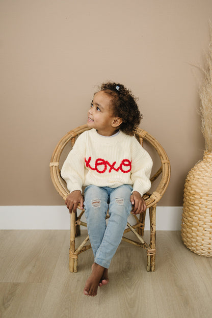 XOXO Hand Embroidered Sweater by Little Joy Co., product view 9