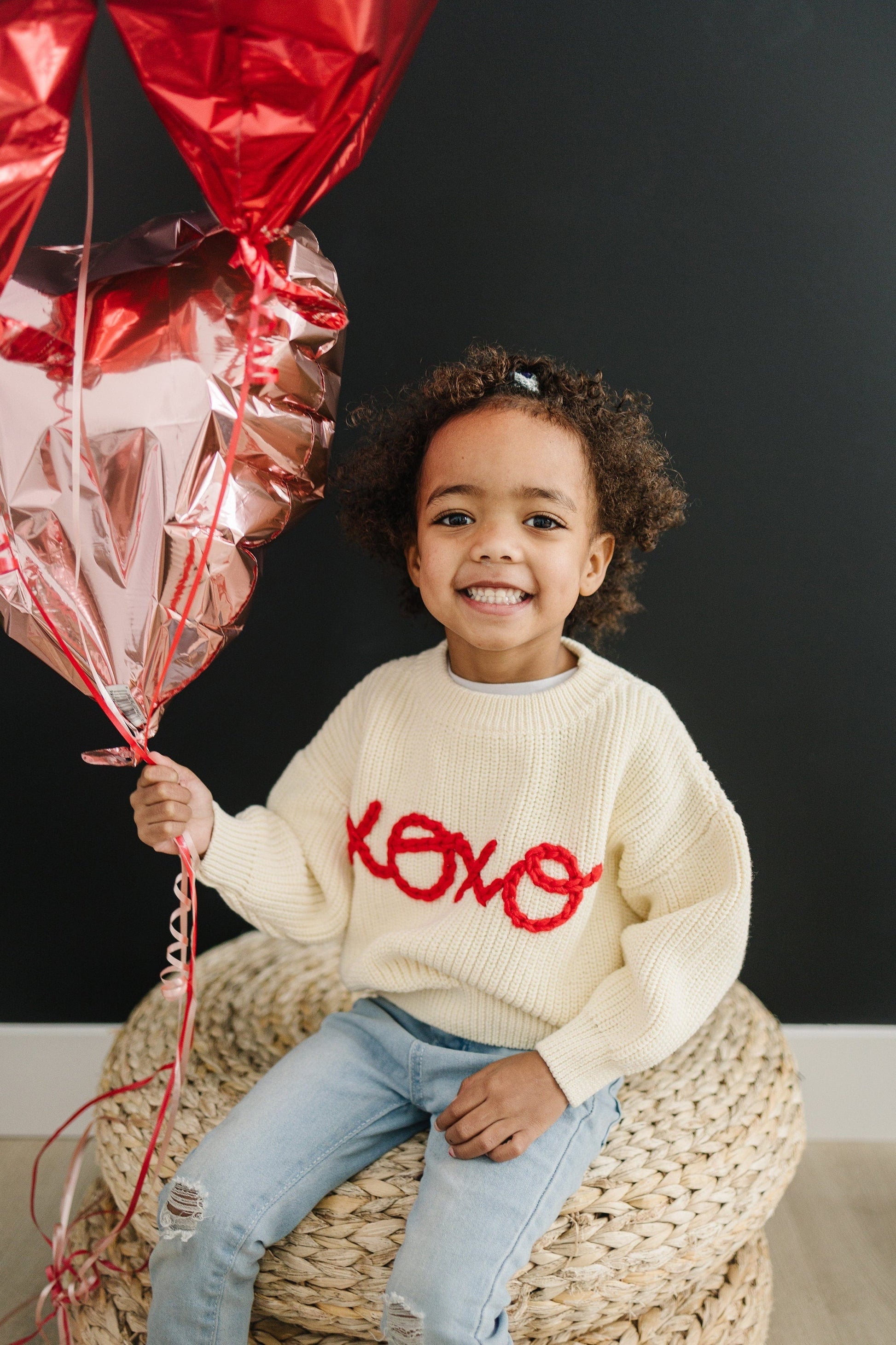 XOXO Hand Embroidered Sweater by Little Joy Co., product view 6