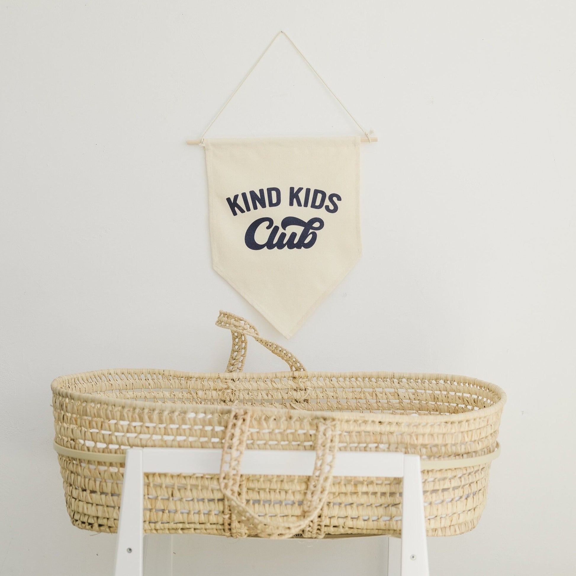 Kind Kids Club Canvas Pennant by Little Joy Co., product view 2