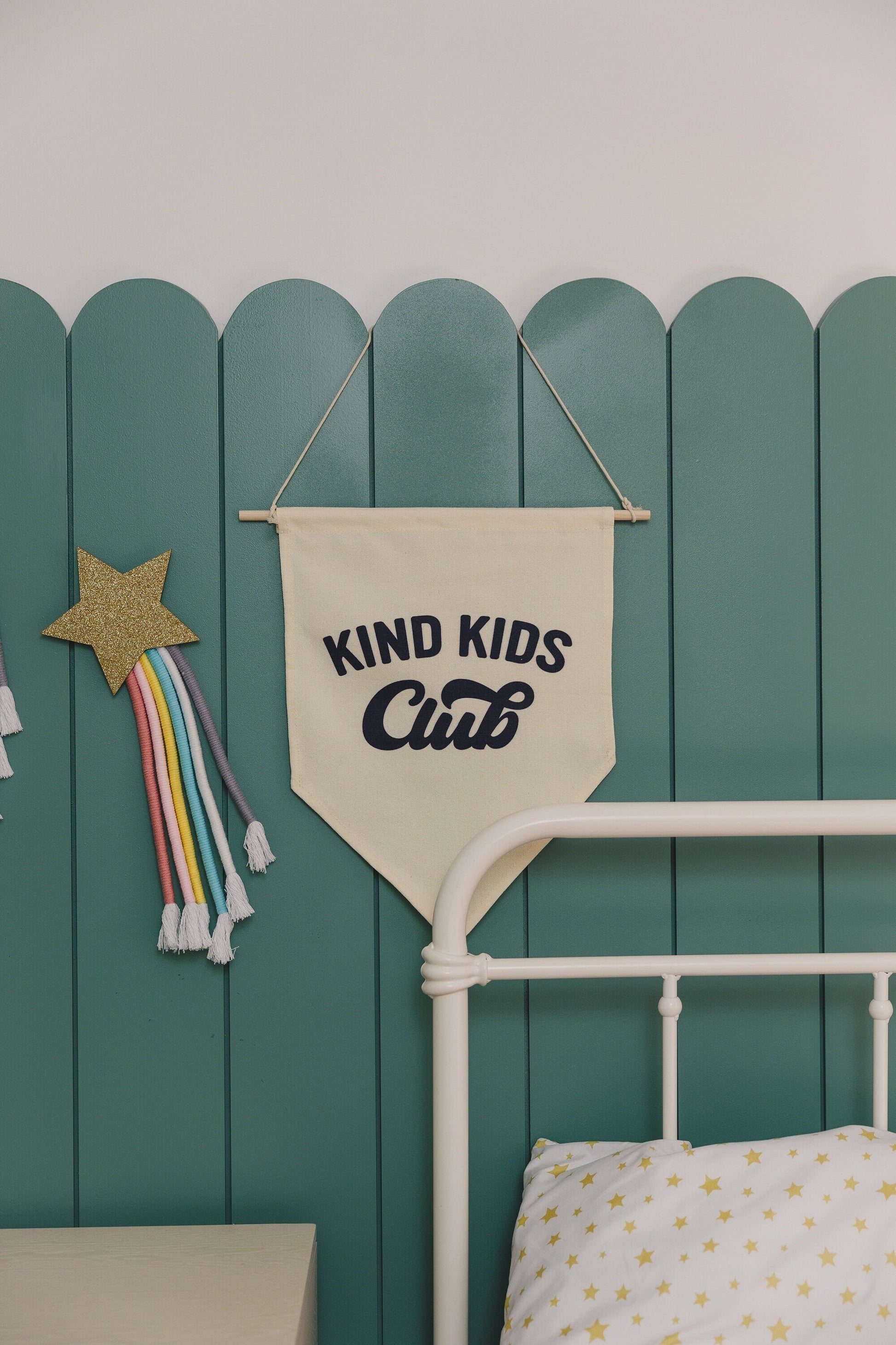 Kind Kids Club Canvas Pennant by Little Joy Co.