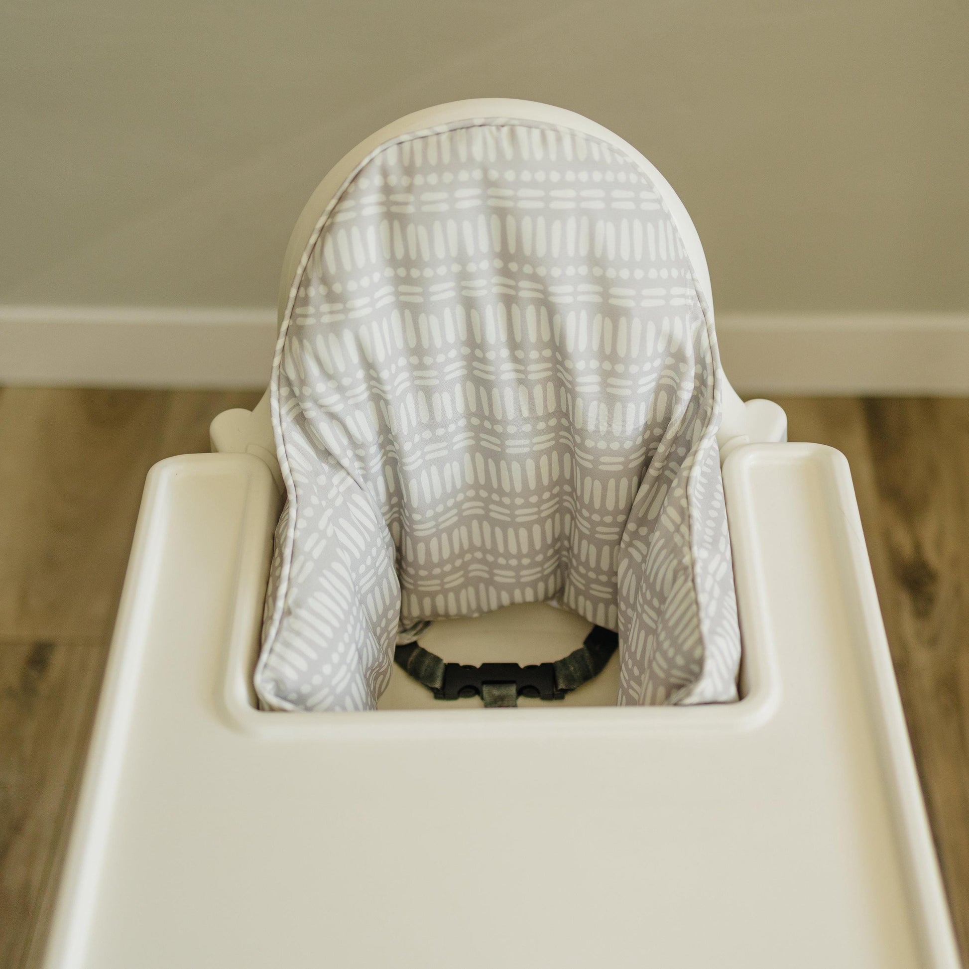 Neutral Patterned Cushion Cover for IKEA Antilop Highchair - Wipeable by Little Joy Co., product view 3