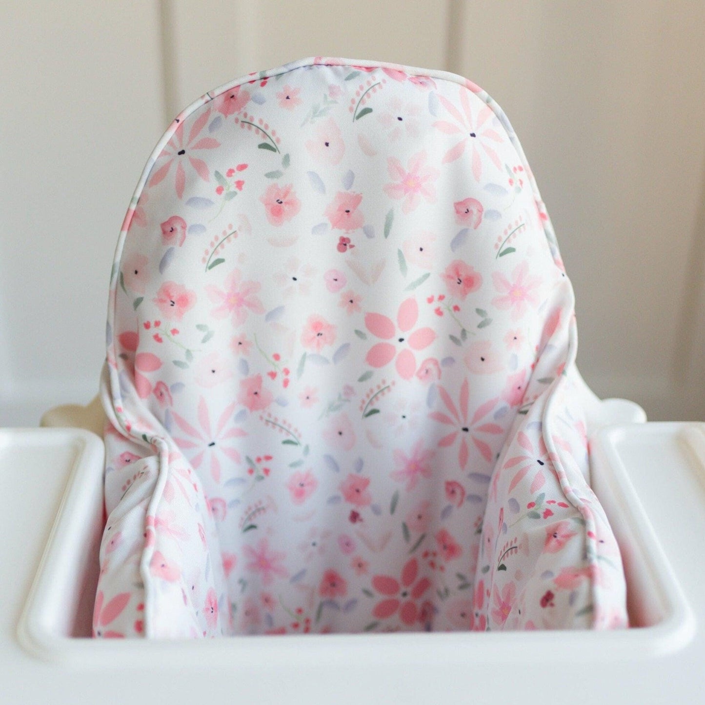 Pink Floral Cushion Cover by Little Joy Co., product view 2