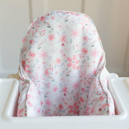 Pink Floral Cushion Cover by Little Joy Co., product view 2