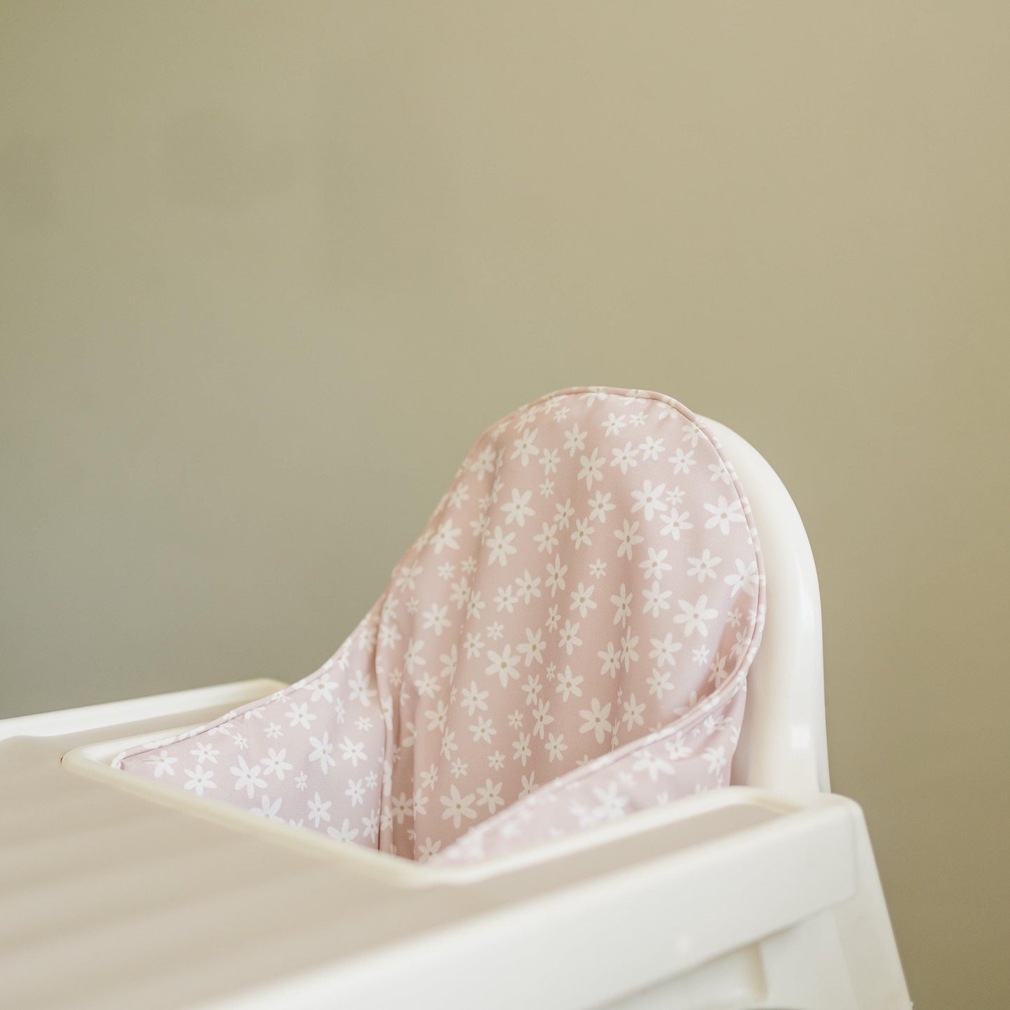 Pink Floral Cushion Cover for IKEA Antilop Highchair: Wipeable, Highchair… by Little Joy Co., product view 2