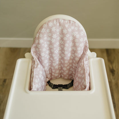 Pink Floral Cushion Cover for IKEA Antilop Highchair: Wipeable, Highchair… by Little Joy Co., product view 3