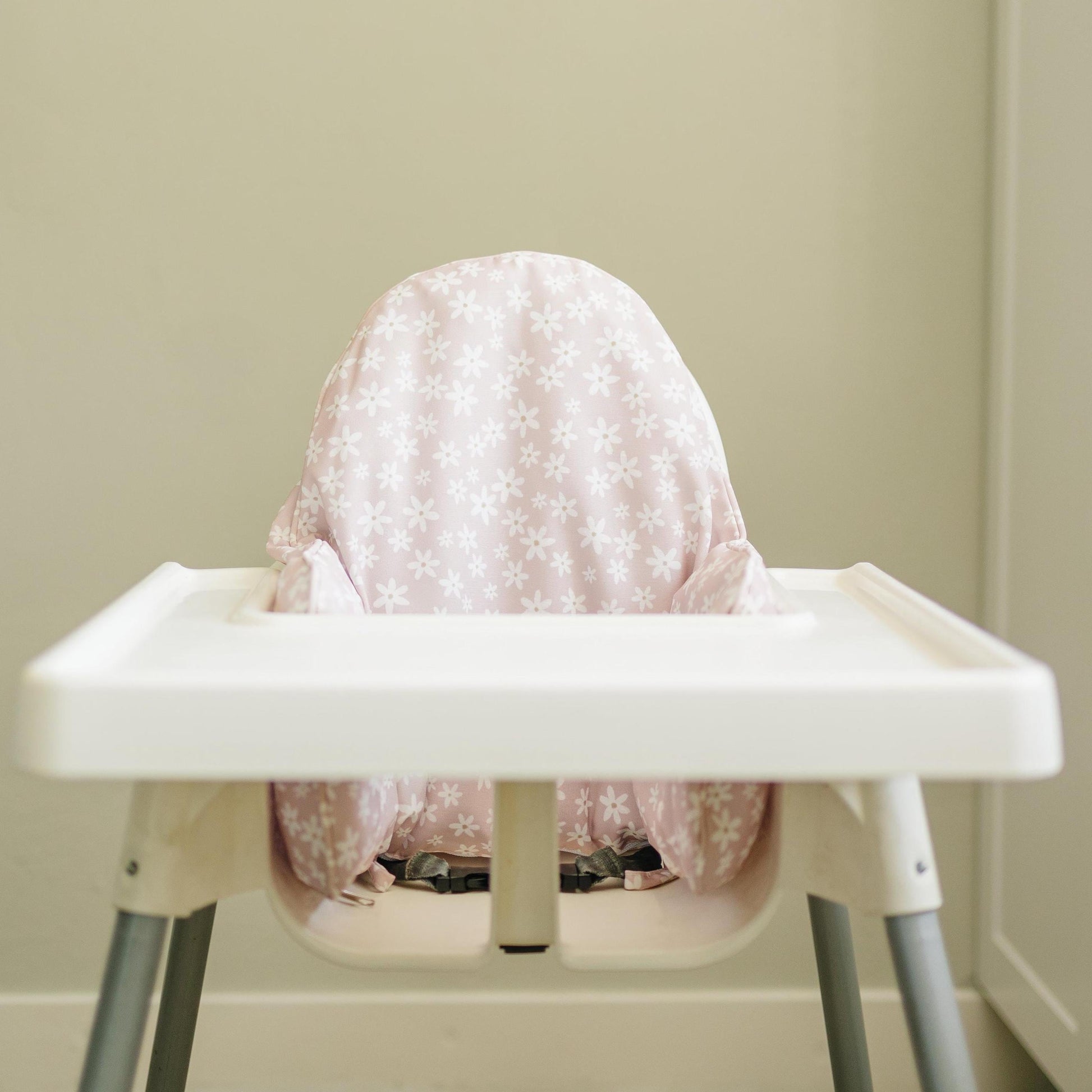 Pink Floral Cushion Cover for IKEA Antilop Highchair: Wipeable, Highchair… by Little Joy Co.