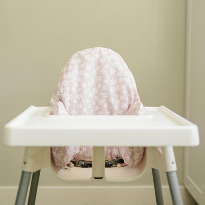 Pink Floral Cushion Cover for IKEA Antilop Highchair: Wipeable, Highchair… by Little Joy Co.