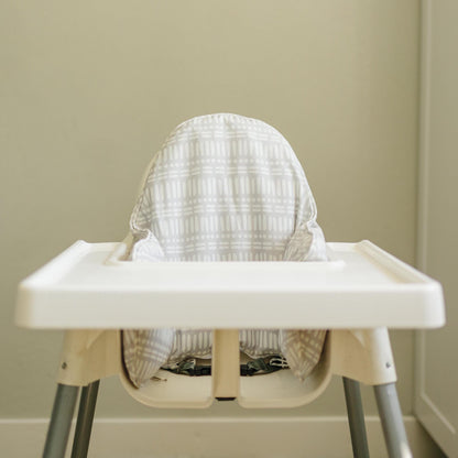 Neutral Patterned Cushion Cover for IKEA Antilop Highchair - Wipeable by Little Joy Co.