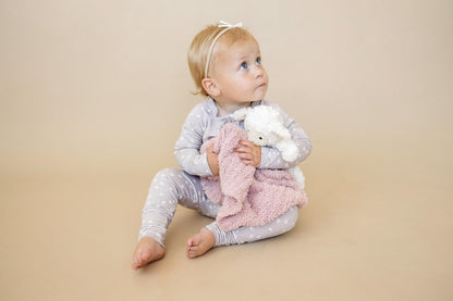 Oopsie Daisy Bamboo Zippy Romper - Bamboo Baby Pajamas - Purple Floral… by Little Joy Co., product view 4
