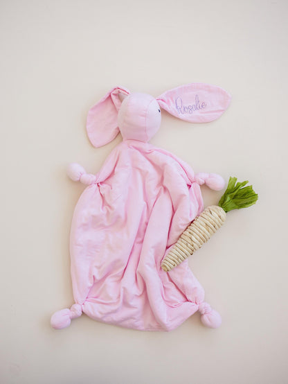 Snuggle Bunny Bamboo Lovey - more colors by Little Joy Co., product view 4