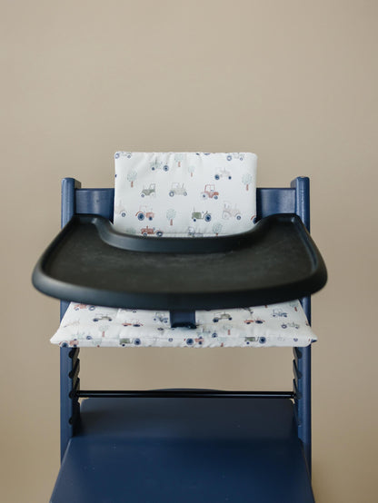 Tiny Tractors Cushion for the Stokke Tripp Trapp Highchair - Wipeable Cover… by Little Joy Co., product view 5