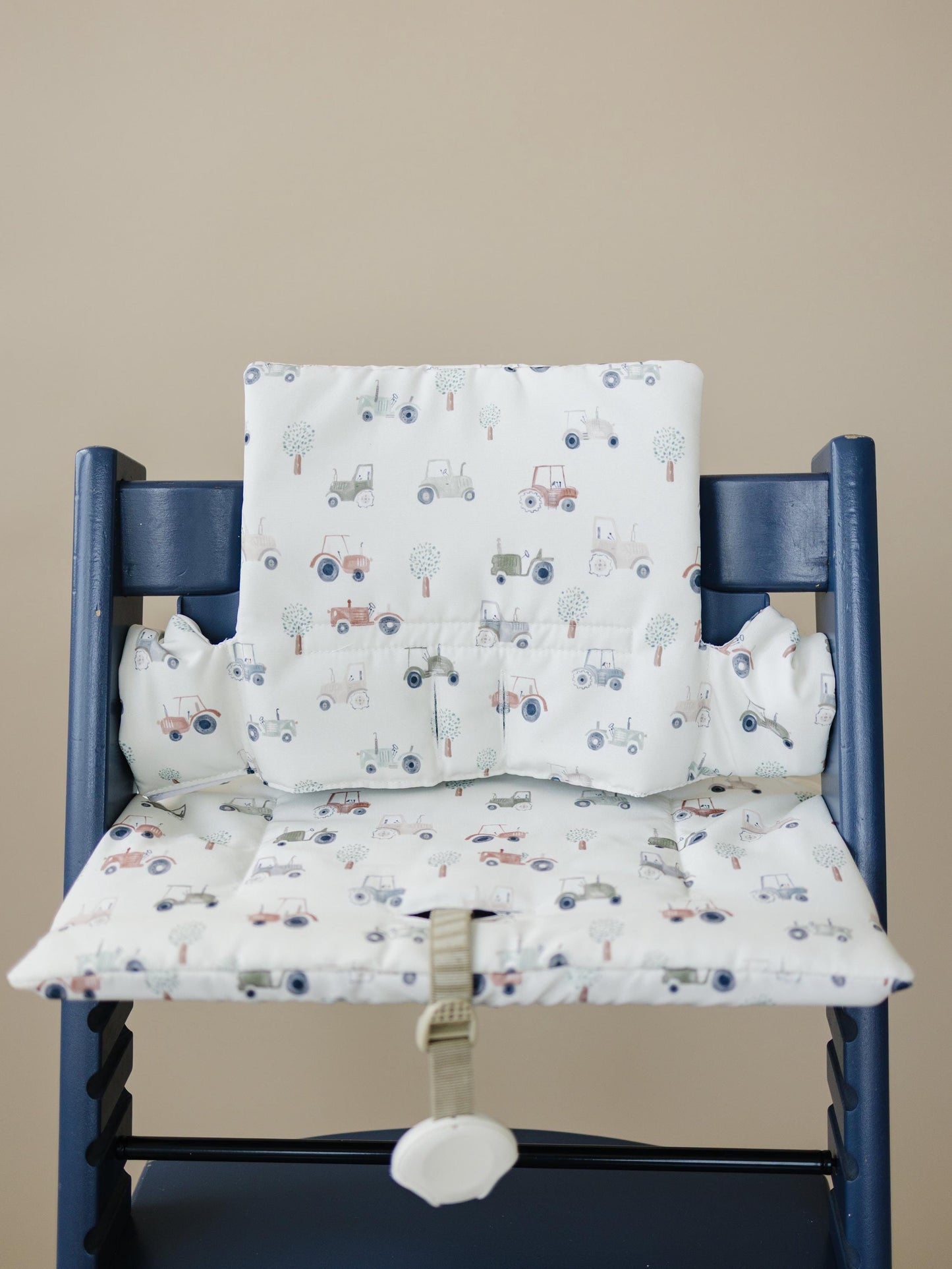 Tiny Tractors Cushion for the Stokke Tripp Trapp Highchair - Wipeable Cover… by Little Joy Co.