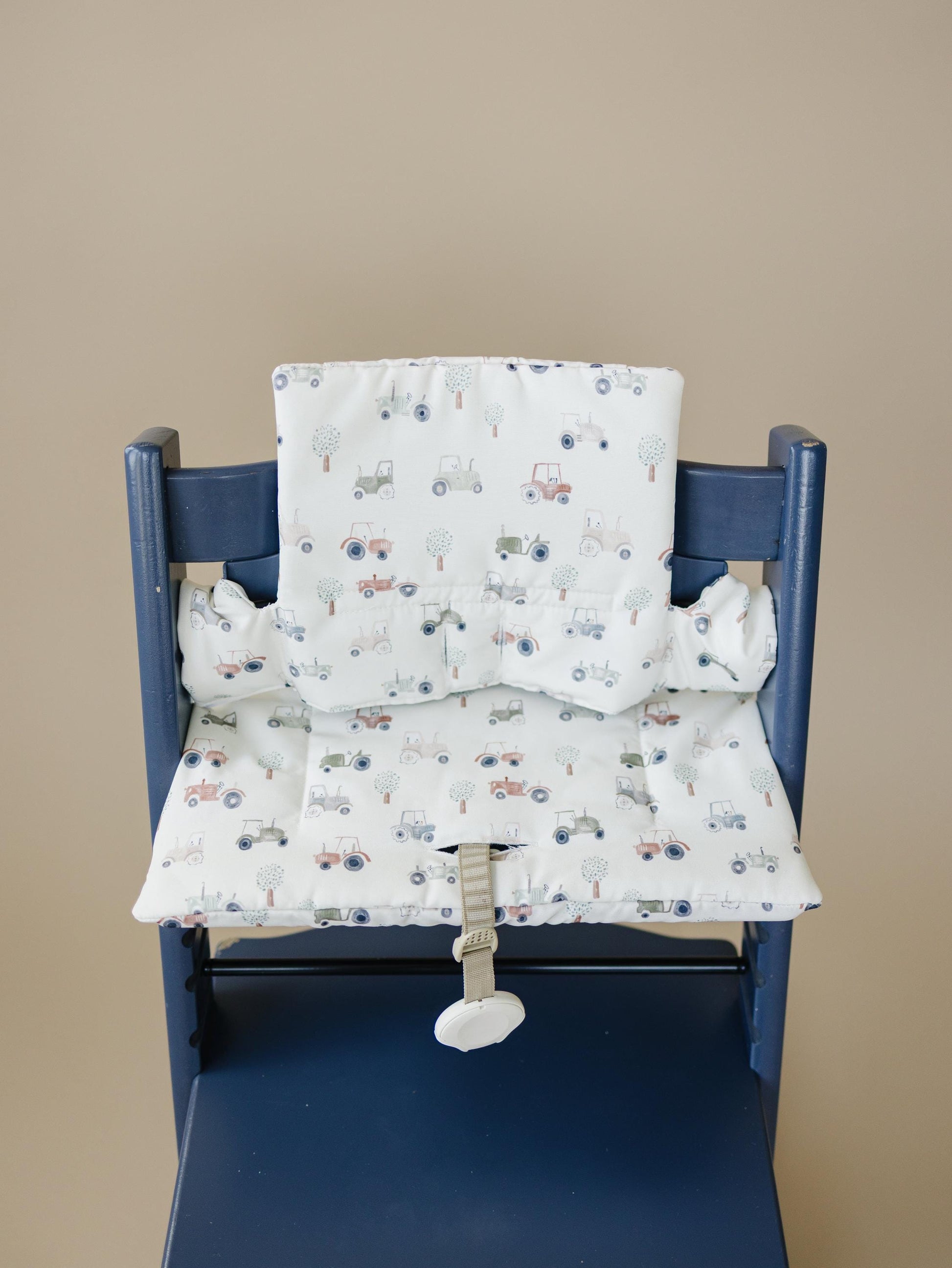Tiny Tractors Cushion for the Stokke Tripp Trapp Highchair - Wipeable Cover… by Little Joy Co., product view 2