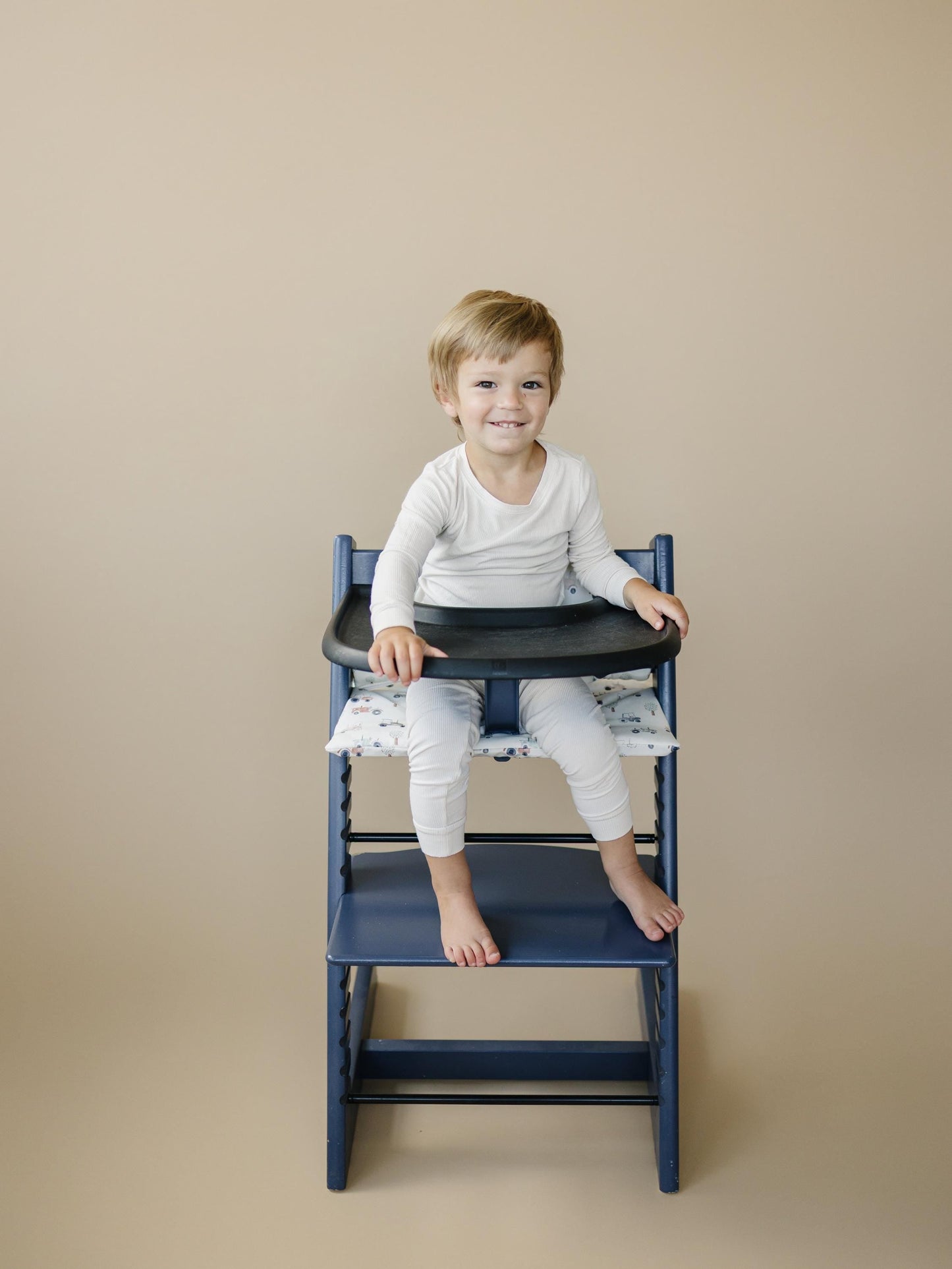 Tiny Tractors Cushion for the Stokke Tripp Trapp Highchair - Wipeable Cover… by Little Joy Co., product view 3
