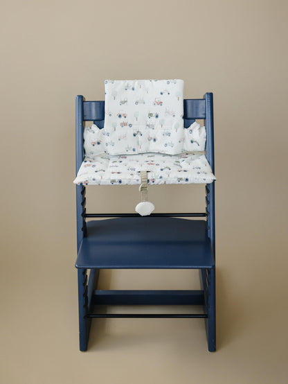 Tiny Tractors Cushion for the Stokke Tripp Trapp Highchair - Wipeable Cover… by Little Joy Co., product view 6