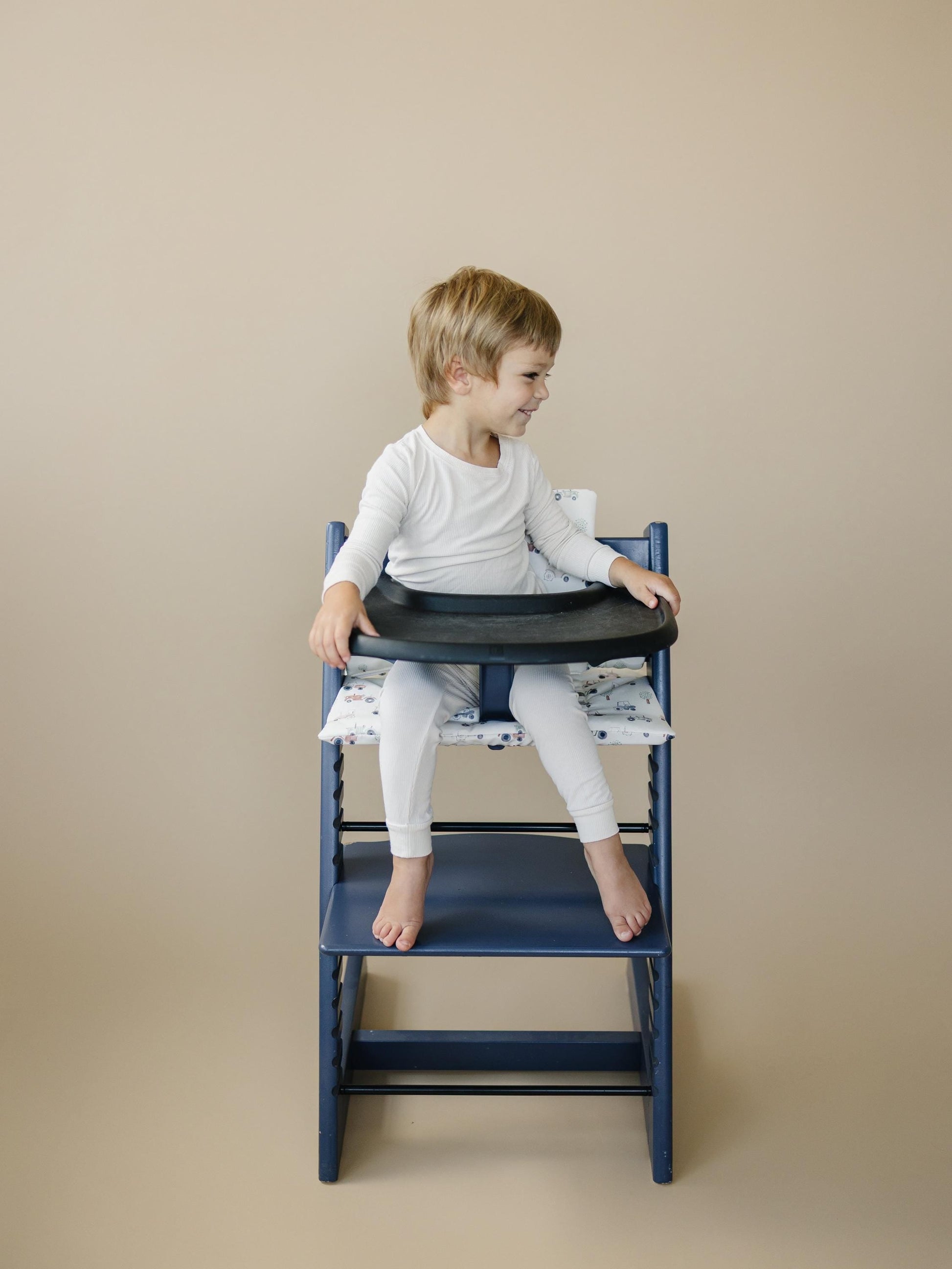 Tiny Tractors Cushion for the Stokke Tripp Trapp Highchair - Wipeable Cover… by Little Joy Co., product view 7
