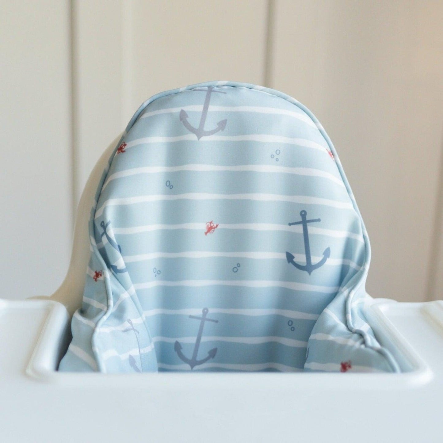 Blue Nautical IKEA Antilop Cushion Cover by Little Joy Co., product view 2