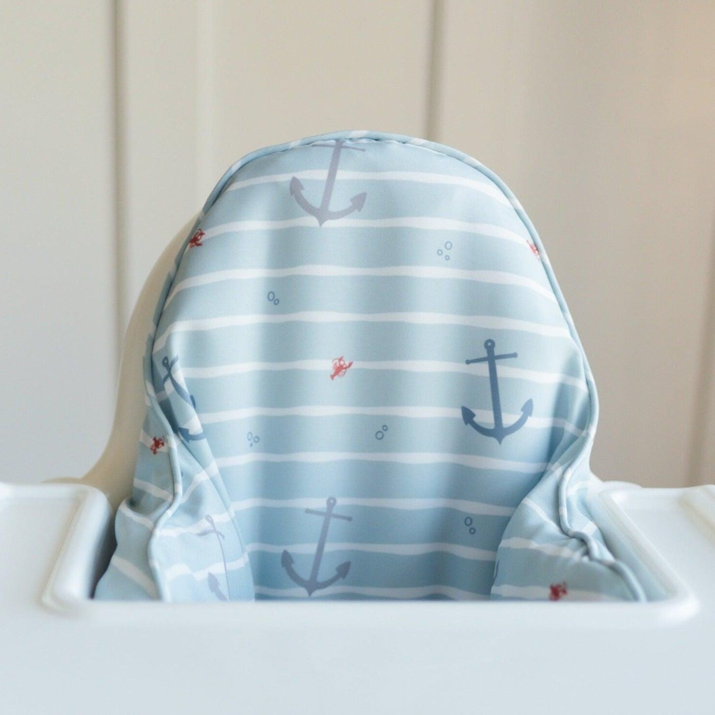 Blue Nautical IKEA Antilop Cushion Cover by Little Joy Co., product view 2