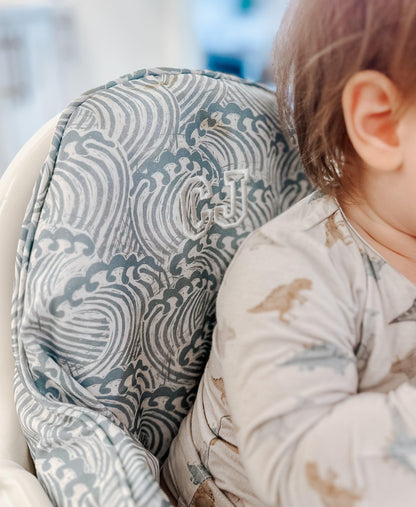 Waves IKEA Antilop Cushion Cover by Little Joy Co., product view 2