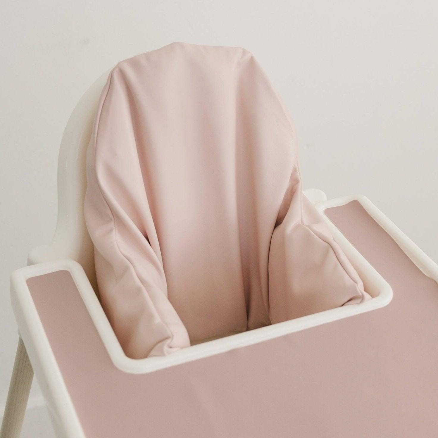 Blush Pink Vegan Leather IKEA Antilop Cushion Cover by Little Joy Co.