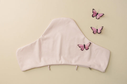 Blush Pink Vegan Leather IKEA Antilop Cushion Cover by Little Joy Co., product view 2
