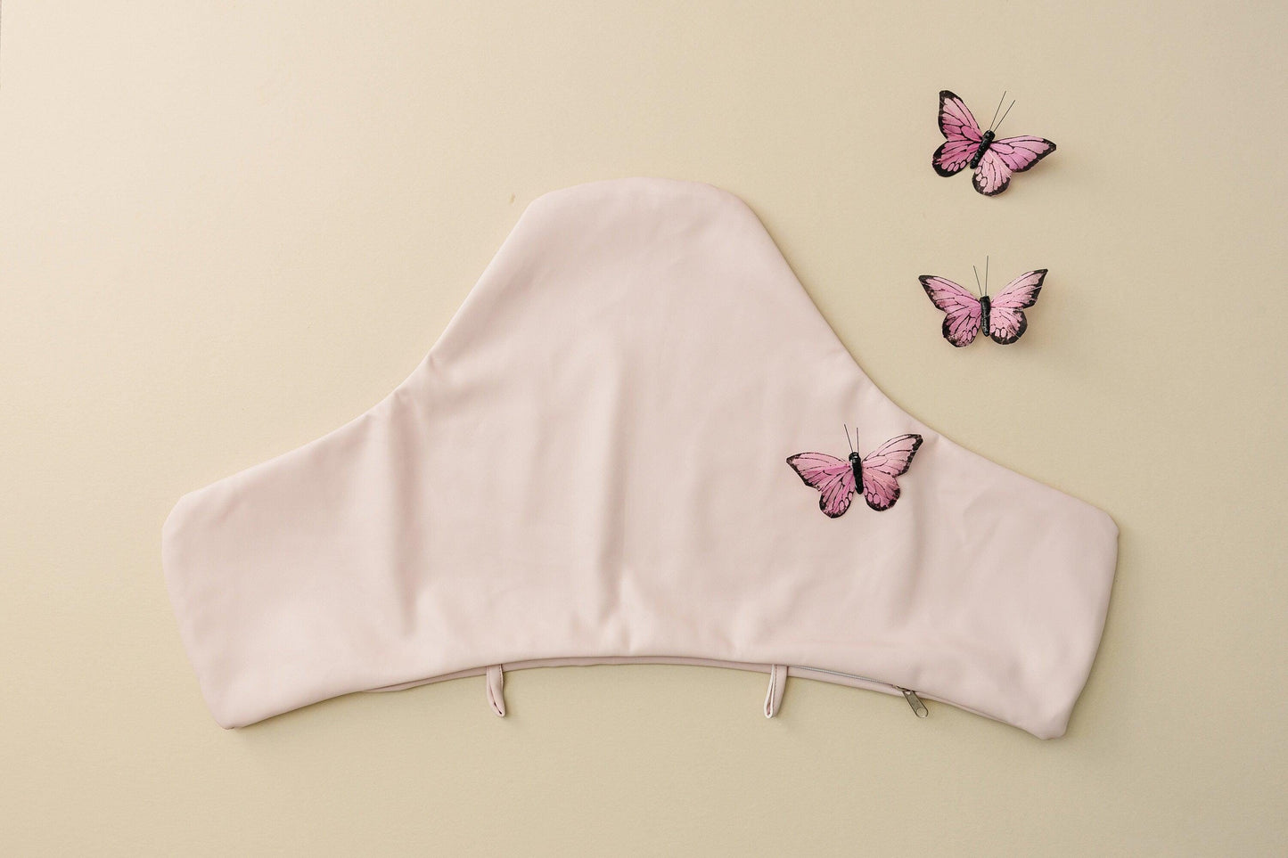 Blush Pink Vegan Leather IKEA Antilop Cushion Cover by Little Joy Co., product view 2
