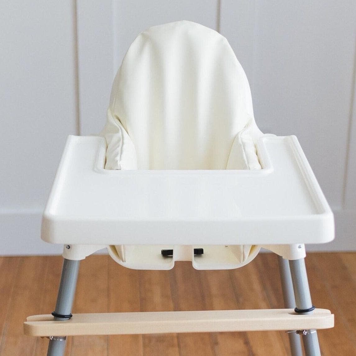 Off-White Vegan Leather IKEA Antilop Cushion Cover by Little Joy Co.