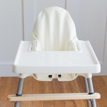 Off-White Vegan Leather IKEA Antilop Cushion Cover by Little Joy Co.