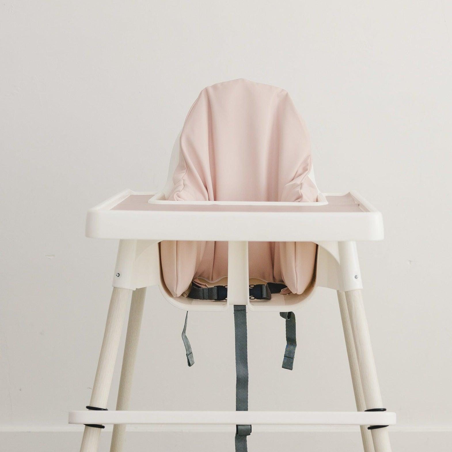 Blush Pink Vegan Leather IKEA Antilop Cushion Cover by Little Joy Co., product view 3