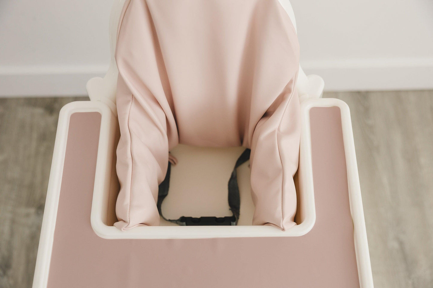 Blush Pink Vegan Leather IKEA Antilop Cushion Cover by Little Joy Co., product view 4