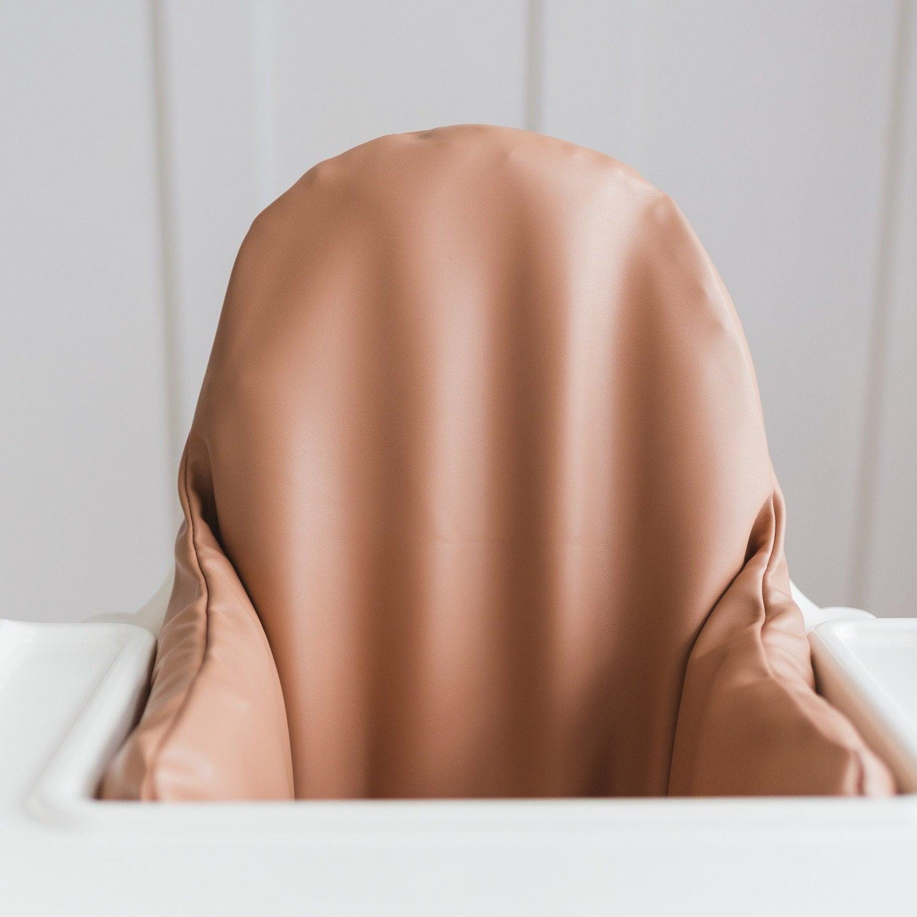 Camel Vegan Leather IKEA Antilop Cushion Cover by Little Joy Co., product view 2
