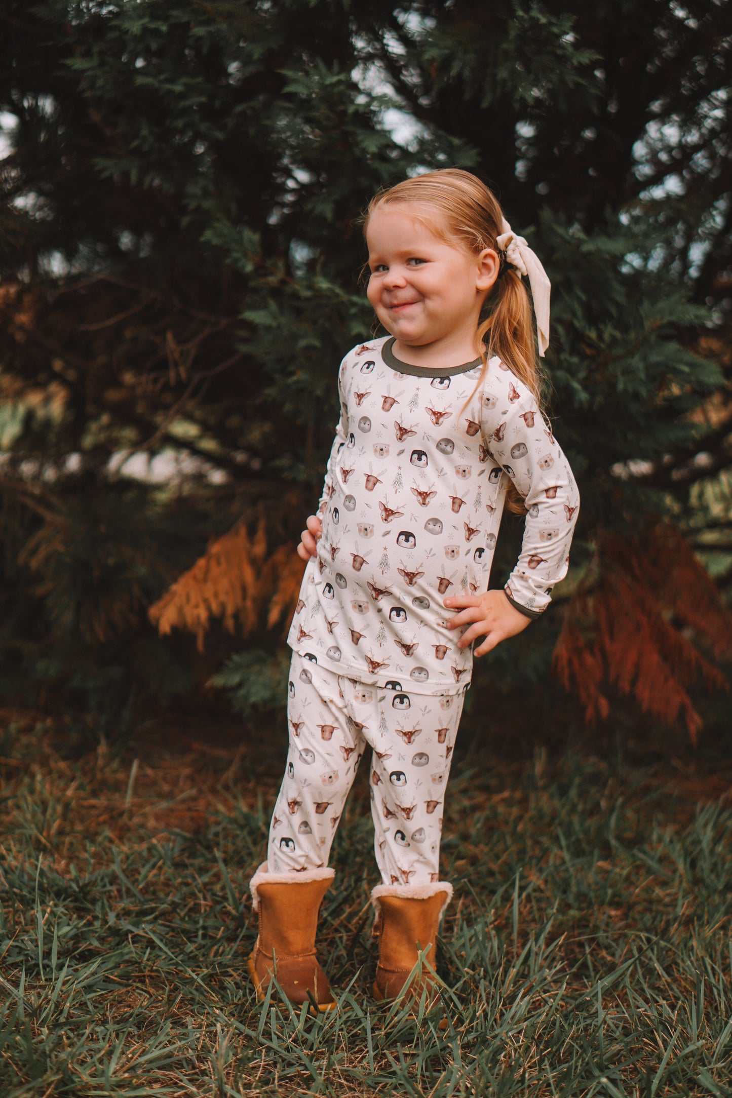 North Pole Pals 2pc Bamboo Pajamas by Little Joy Co., product view 8