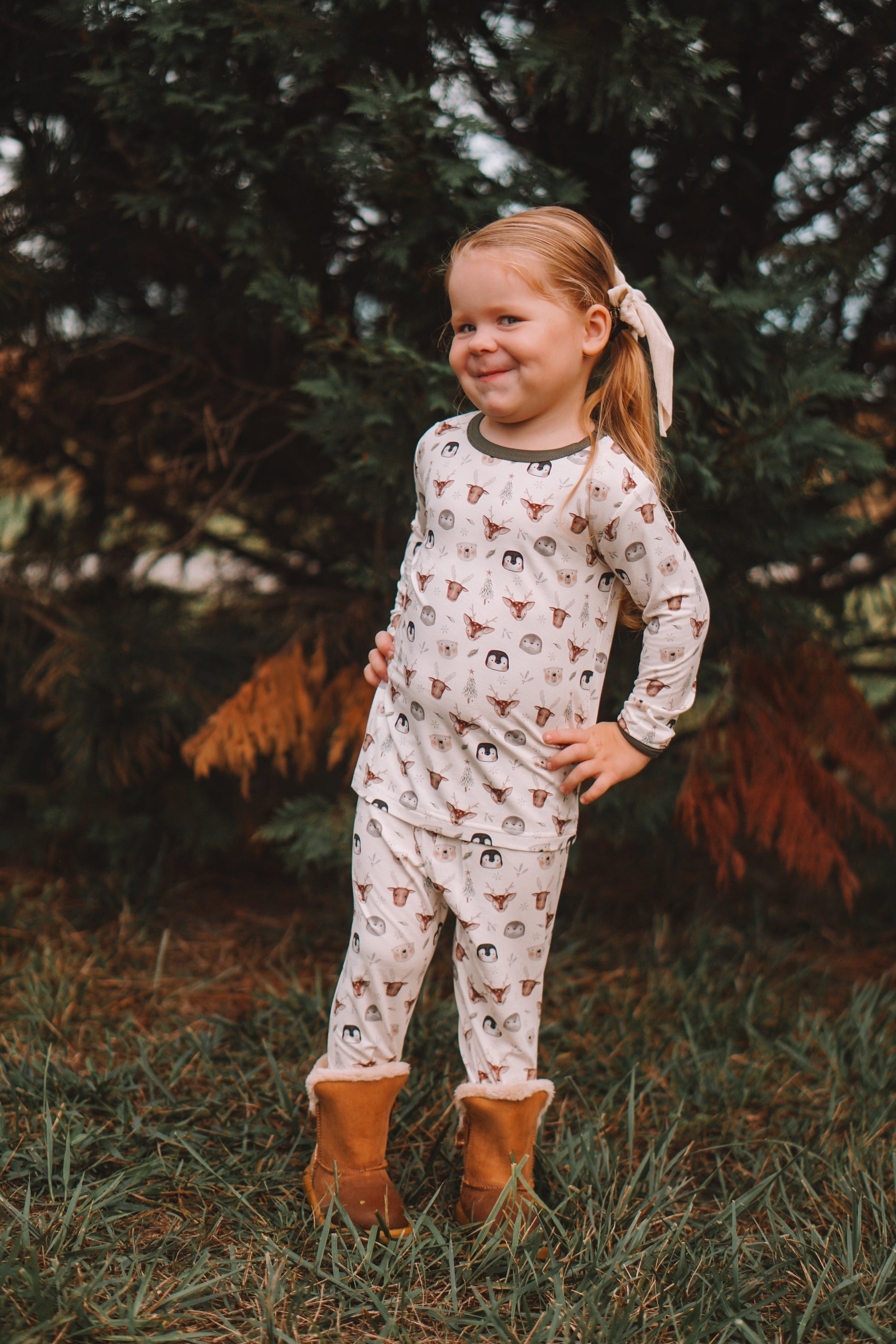 North Pole Pals 2pc Bamboo Pajamas by Little Joy Co., product view 8