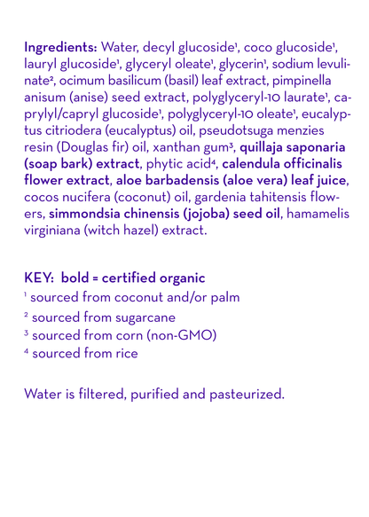 Eucalyptus Ease™ Moisturizing Handwash by California Baby, product view 4