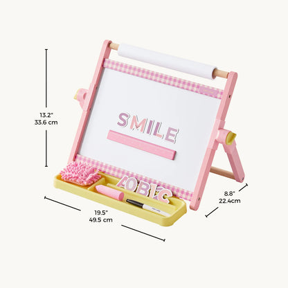 Tiny Land 3-in-1 Magnetic Tabletop Easel for Kids, Ages 3+
