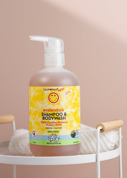 Kids #Calendula™ Shampoo + Conditioner Bundle by California Baby, product view 4