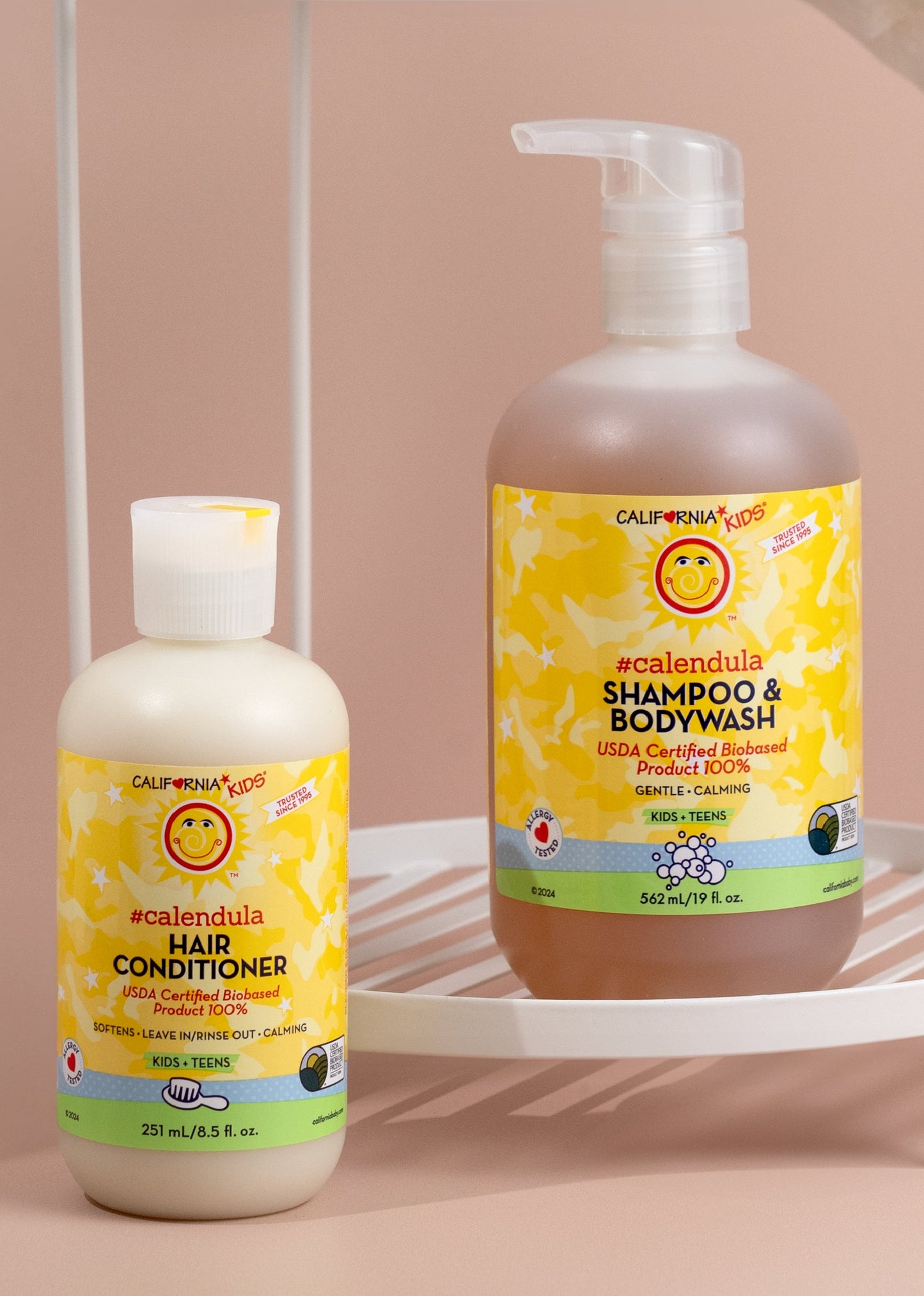Kids #Calendula™ Shampoo + Conditioner Bundle by California Baby, product view 6