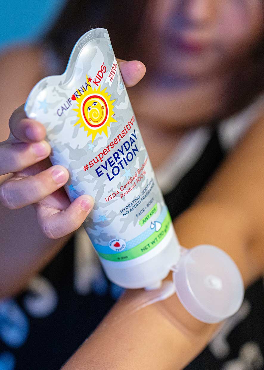 California Kids® #supersensitive™ Everyday Lotion by California Baby, product view 2
