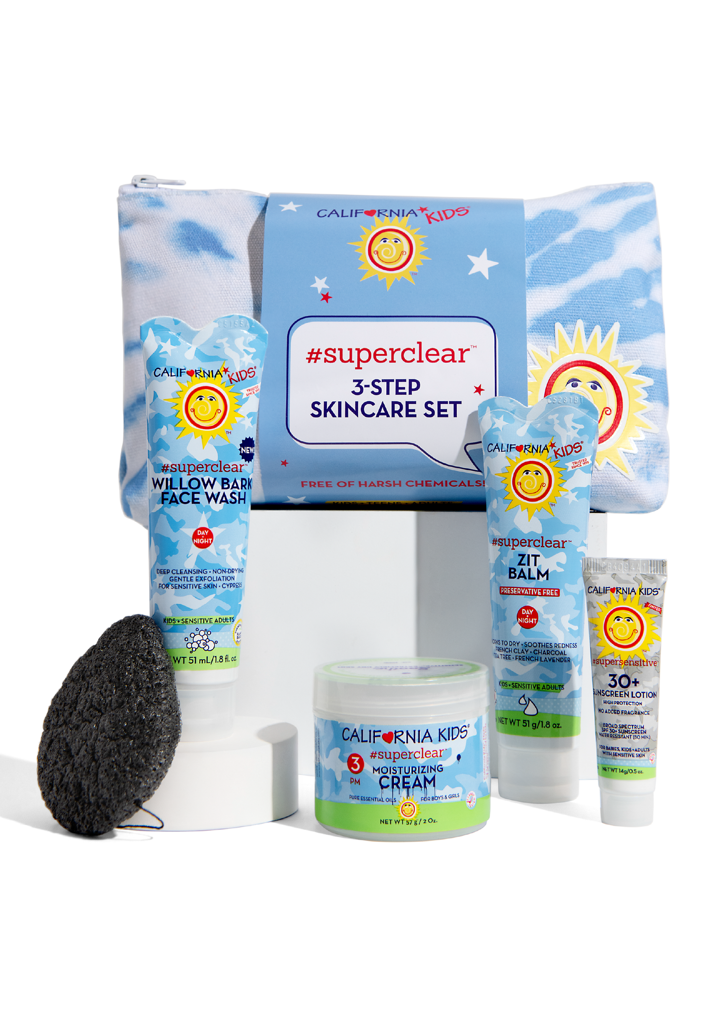 California Kids® #superclear™ 3-Step Skincare Kit by California Baby