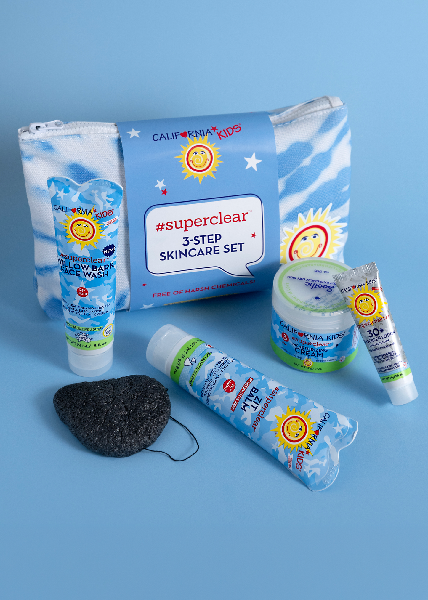 California Kids® #superclear™ 3-Step Skincare Kit by California Baby, product view 2