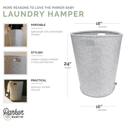 Felt Laundry Hamper by Parker Baby Co., product view 15