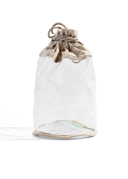 Large Reusable Linen Drawstring Bag by California Baby