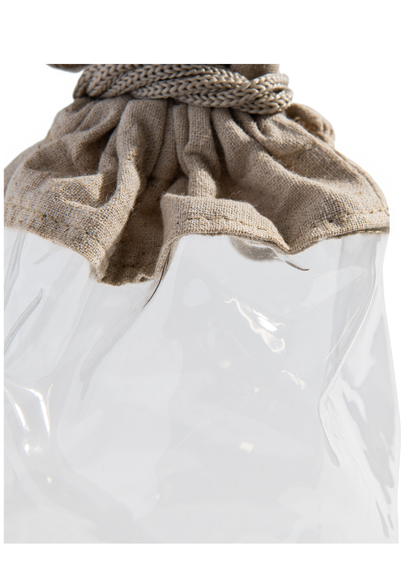 Large Reusable Linen Drawstring Bag by California Baby, product view 2