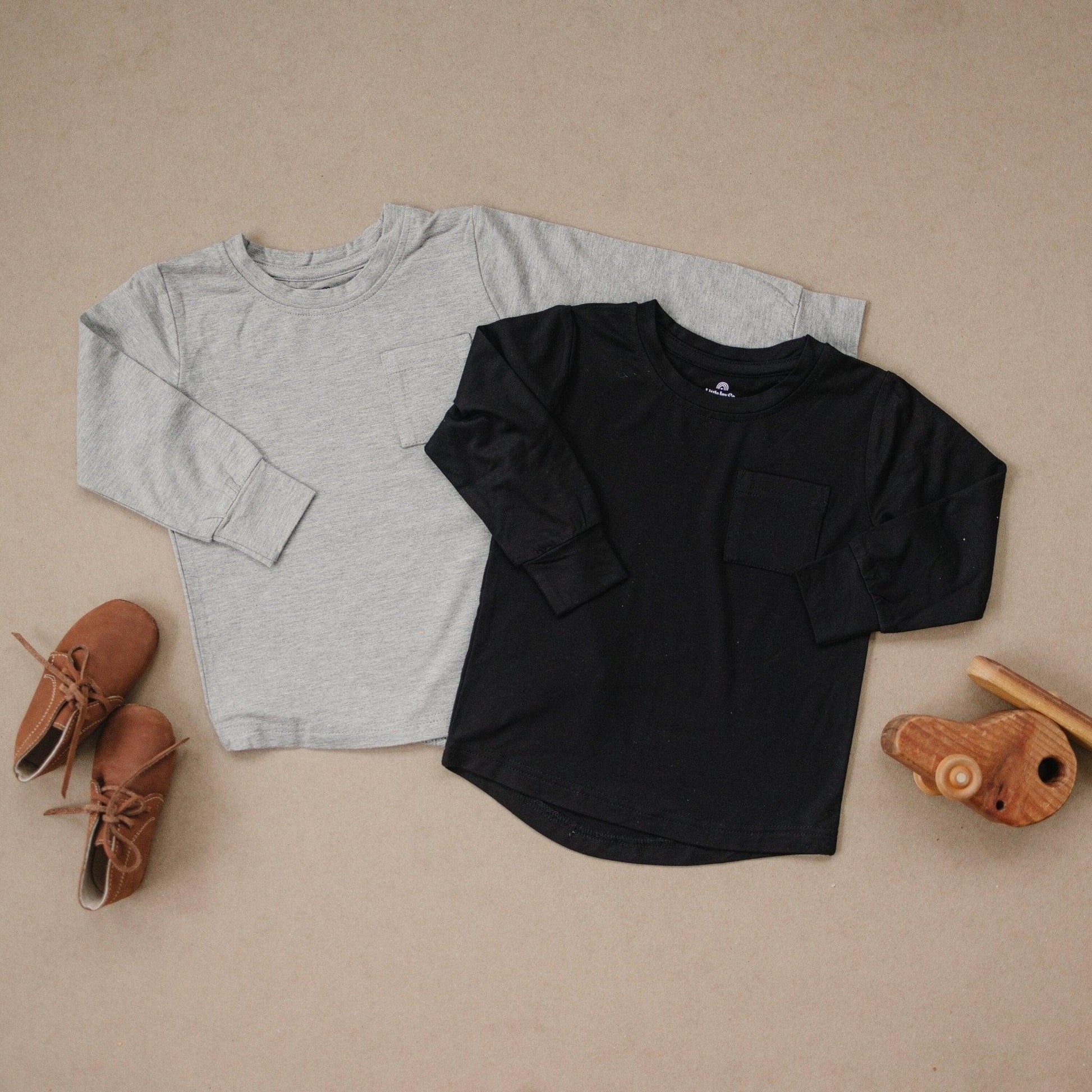 Bamboo Pocket Tee - more colors by Little Joy Co., product view 3