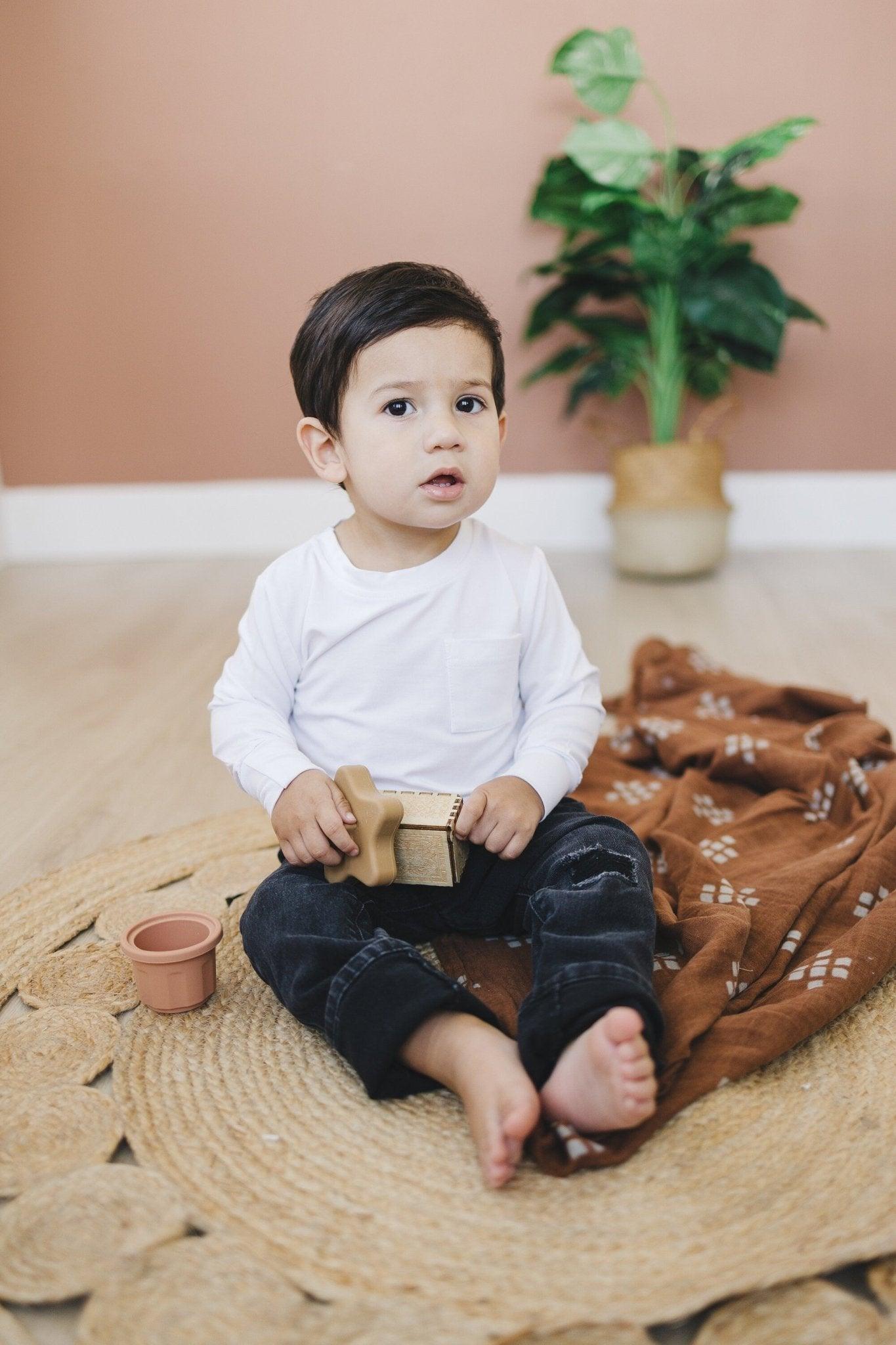 Bamboo Pocket Tee - more colors by Little Joy Co., product view 5
