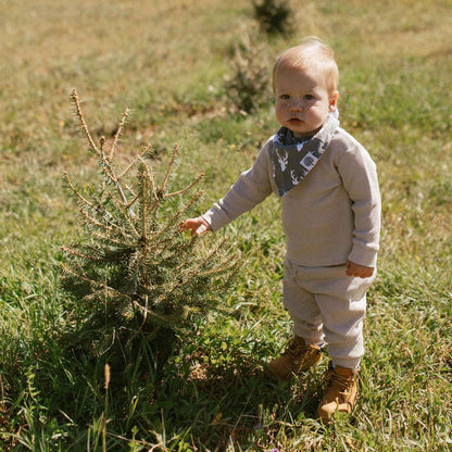 Lumberjack Bandana Bib Set by Parker Baby Co., product view 4
