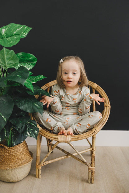 Mama Tattoo Hearts 2pc Bamboo Pajamas by Little Joy Co., product view 9