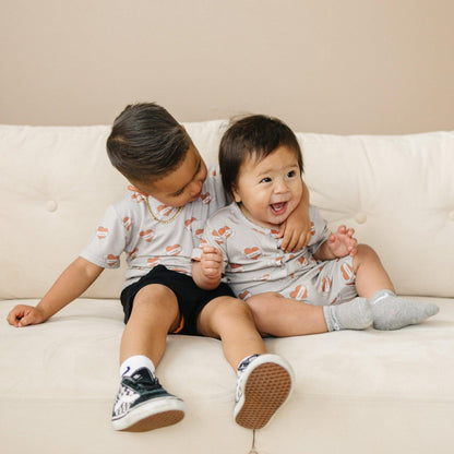 Mama Tattoo Hearts Bamboo Tee by Little Joy Co., product view 5